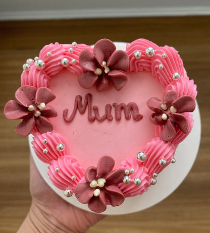 Pink Floral Bento Cake