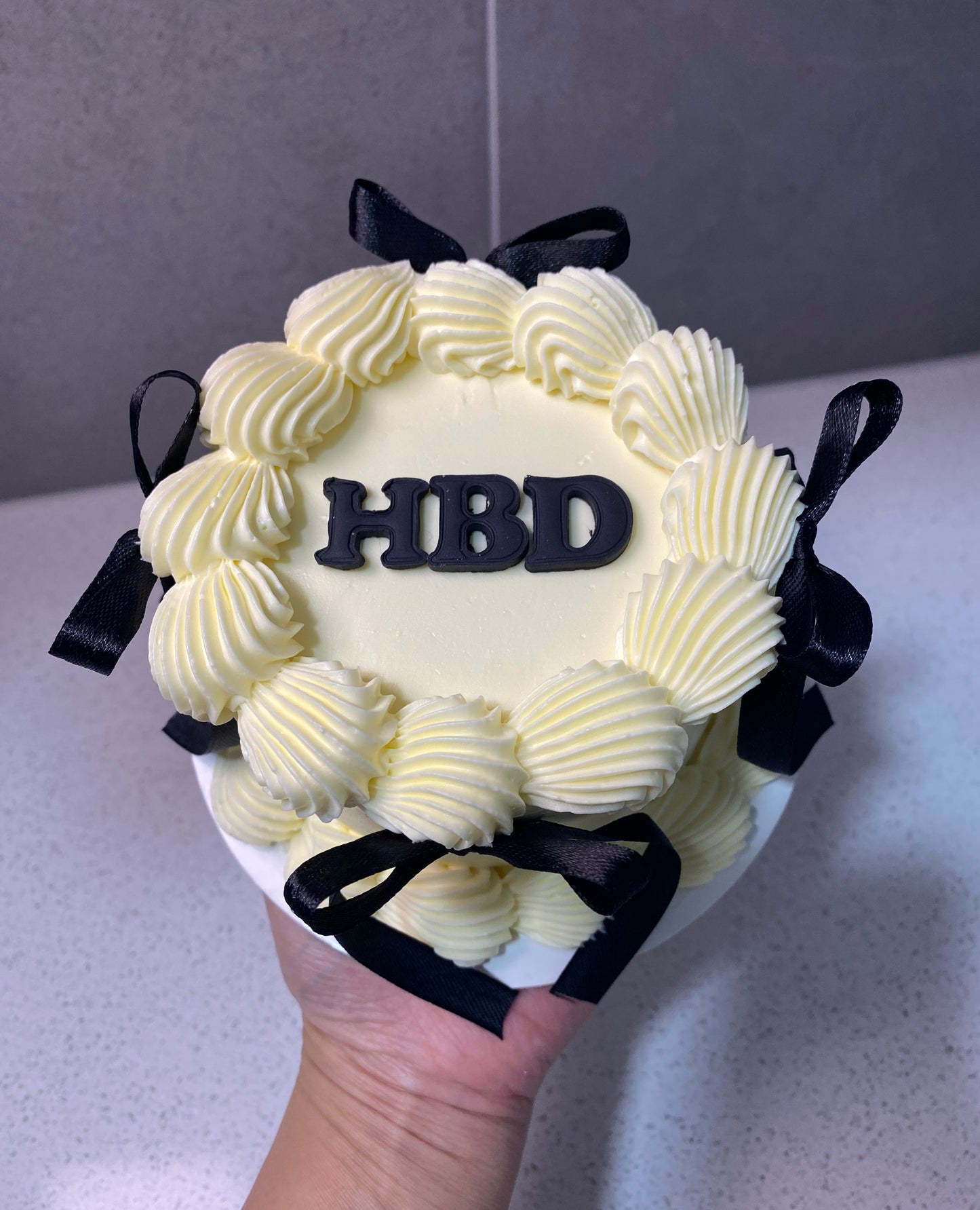 Bento Cake with Ribbons