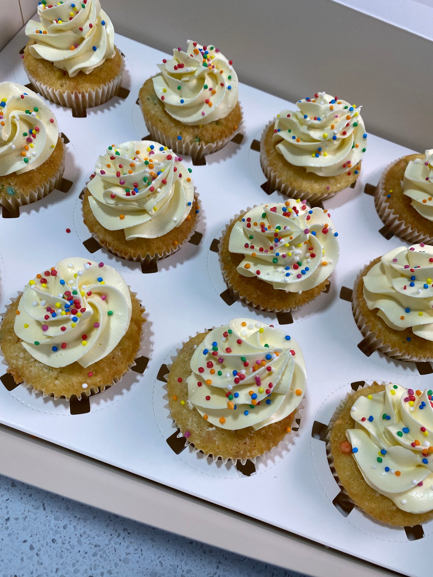 funfetti cupcakes