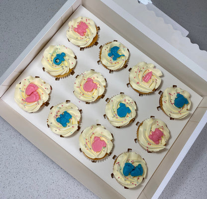 boy or girl cupcake