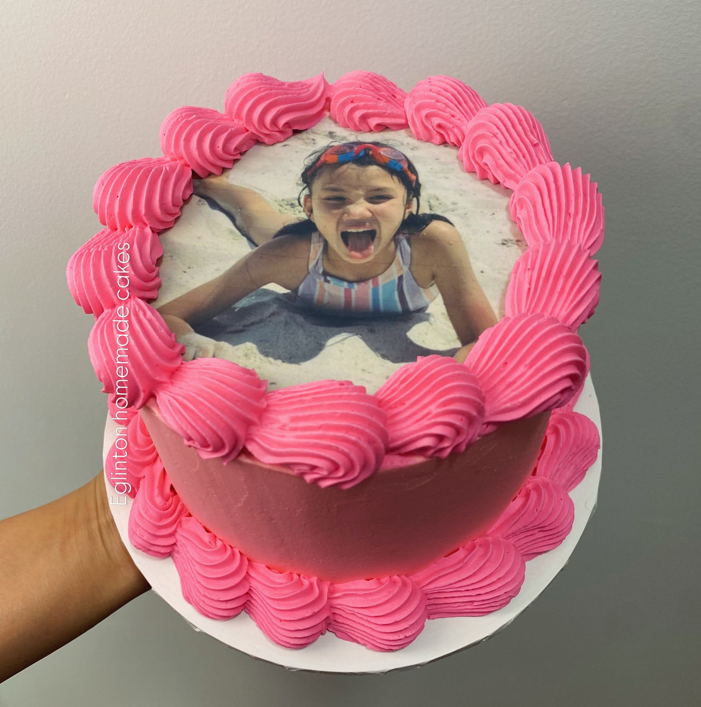 printed cake, personalized photo